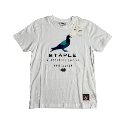 Jeff Staple Pigeon Men's Logo Graphic Print Tee T-Shirt Size Medium