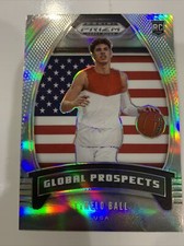 LAMELO BALL 2020-21 PANINI PRIZM DRAFT PICKS GLOBAL PROSPECTS SILVER PRIZM RC