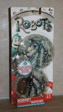 Robots Action Figures Rodney Copperbottom et RATCHET Mattel 2004 Neuf