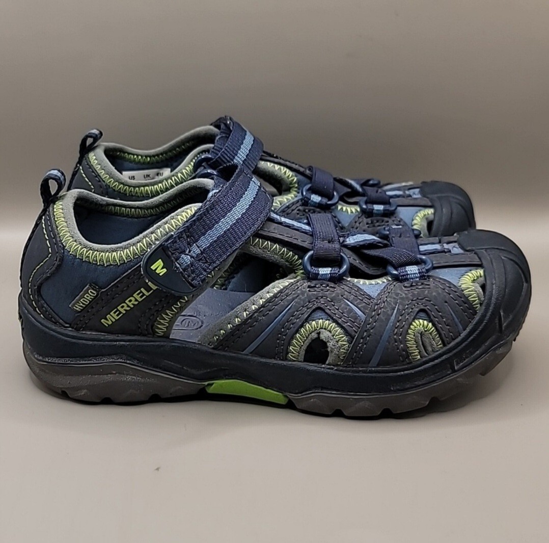 Merrell Hydro Sandals Boys Toddler Sz 12 Blue Green Water Shoes Hiking  Outerwear