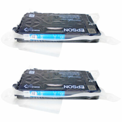 2PK Genuine Epson 802 Cyan Ink Cartridge WF4720 WF4730 WF4734 WF4740 