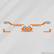 2017 EXPRIT STYLE OTK REAR BUMPER STICKER - KARTING - JakeDesigns