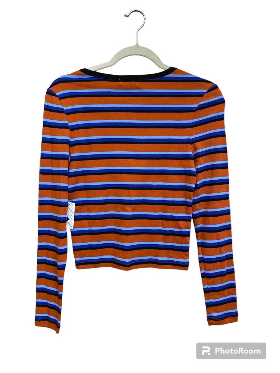 Forever 21 Stripe Multi Knit Long Sleeve Size S