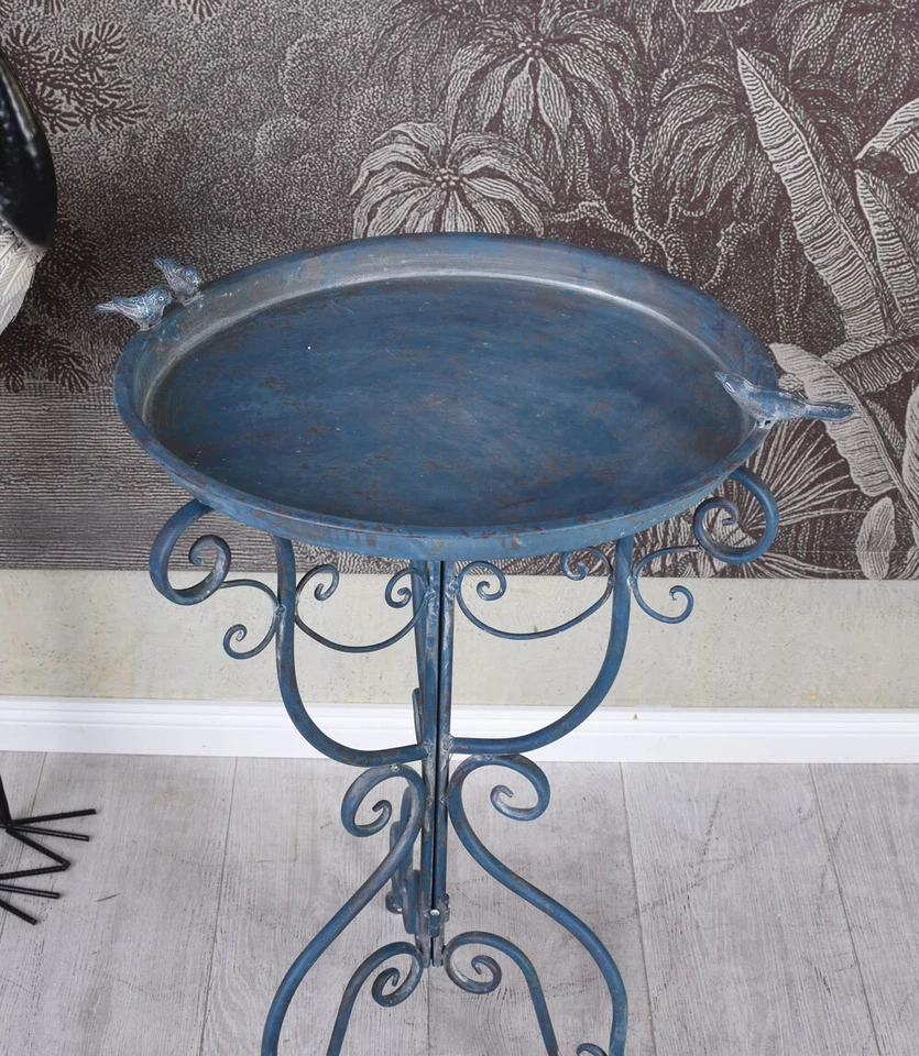 Beistelltisch Antik Vogeltränke Gartentisch Blumentisch Eisentisch Landhausstil - Bild 4 von 4