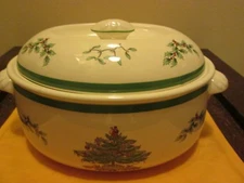 Spode Christmas Tree Casserole Dish Oven To Table England New No Box