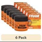 (6 pack) FRAM Extra Guard Oil Filter, PH4967, 10K mile Filter for Lexus, Nissan.