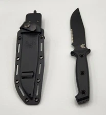 BENCHMADE 119SBK Sibert Arvensis 6.4" Serrated & Plain Edge 11.7" 