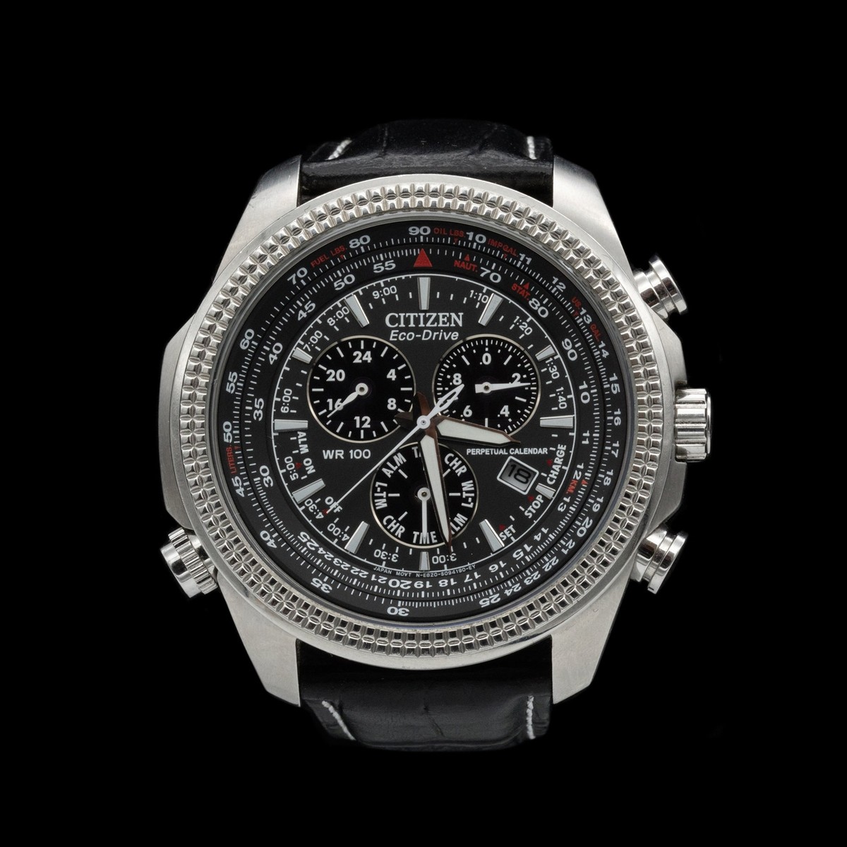 Citizen - Eco-Drive Perpetual Calendar Pilot Watch BL5401-09E | eBay
