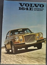 1971 Volvo 164e Sedan Catalog Sales Brochure Excellent Original 71