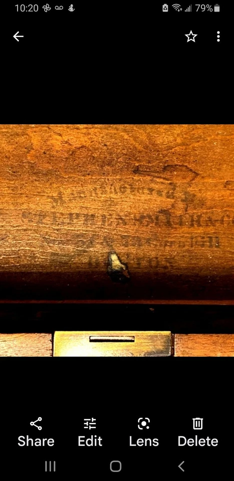 Escritorio antiguo Stephen Smith de la década de 1840 imprescindible vender Foto 4 de 4