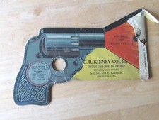 PAT 1914 CHILD NOISE MAKER TOY ADVERTISING G.R. KINNEY CO SHOE SPRINGFIELD IL