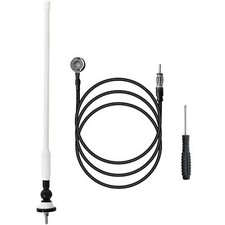 16 Inch Marine Trailer Rv Radio Antenna Rubber Flexible Aerial Mast For Car