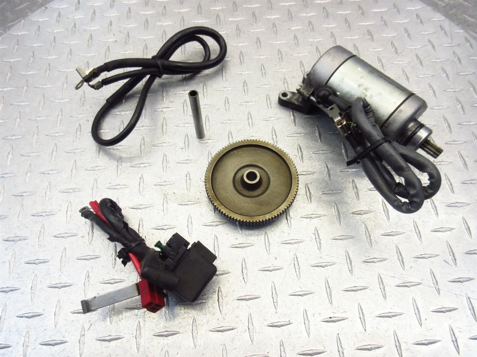 2003 91-03 Honda ST1100 Starter Motor Relay Battery Cable Reduction Gear OEM - Image 4 of 4