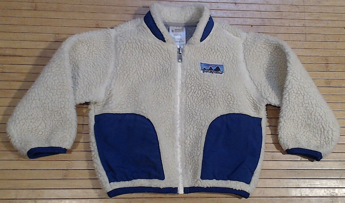 Vtg Patagonia Baby Retro-x Polar Fleece High Pile Jacket 18 Months 