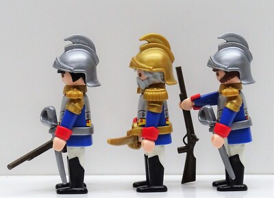 Playmobil Cuirassier Autrichien - Figurine Avec Accessoires En Résine Peinte - Occasion - Pour Collectionneurs