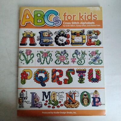 Cross Stitch Alphabets By Linda Gillum Santa Orion And Donna Ewing Leisure Arts 