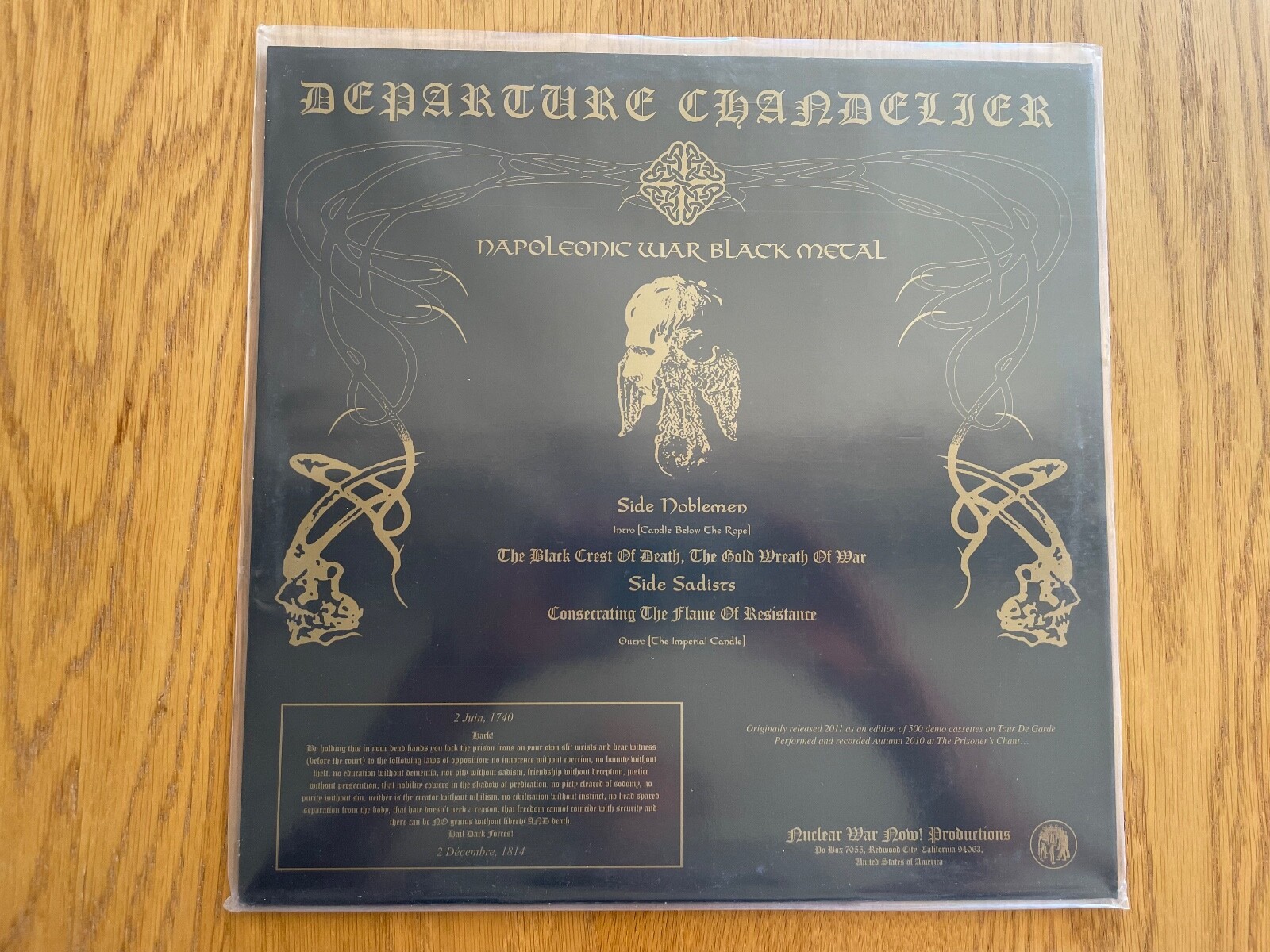 Departure Chandelier The Black Crest Of Death, The Gold.. LP US Raw