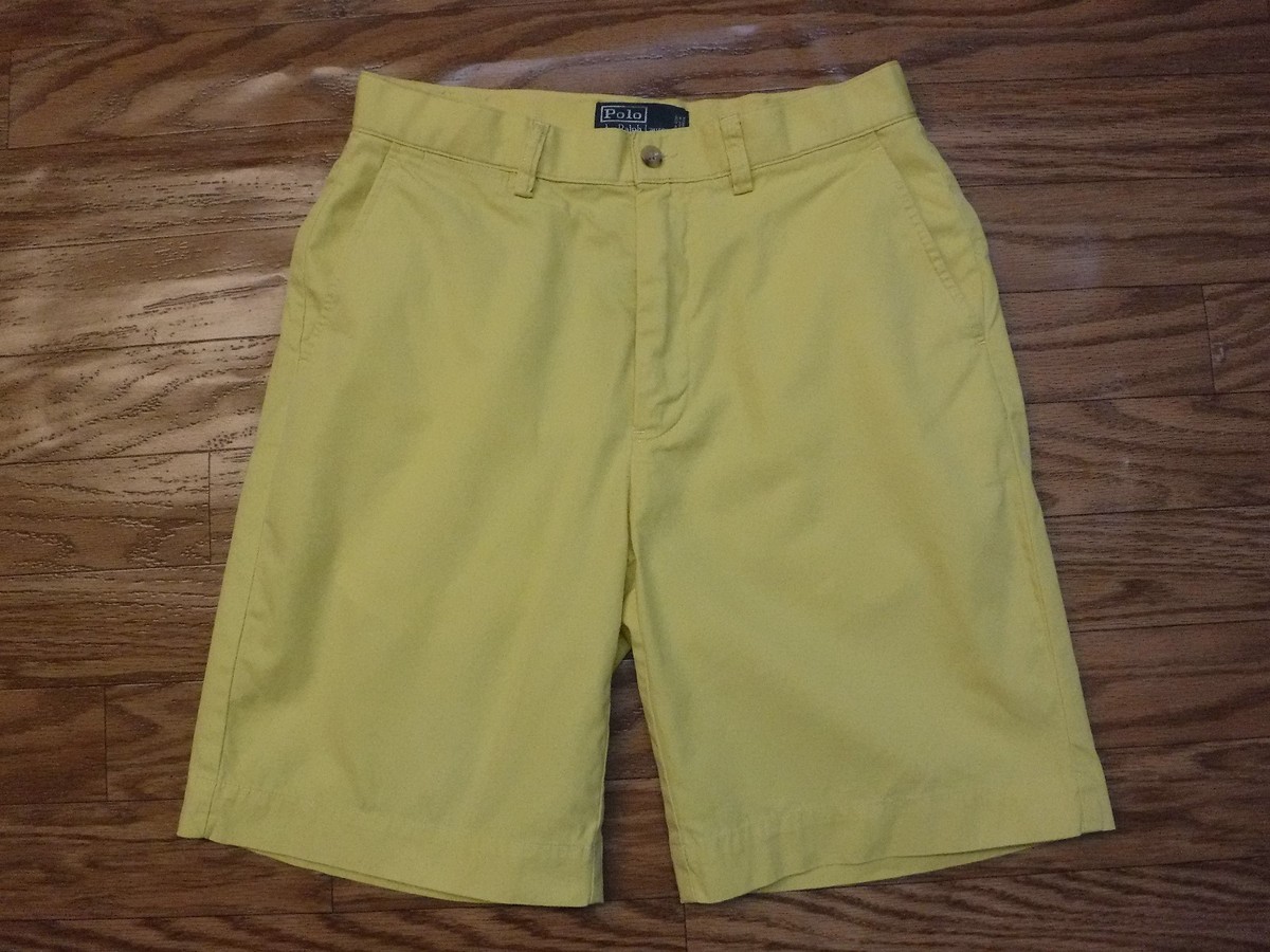 ラルフ Polo by Ralph Lauren Yellow Prospect Flat Front Short Men 30 | eBay
