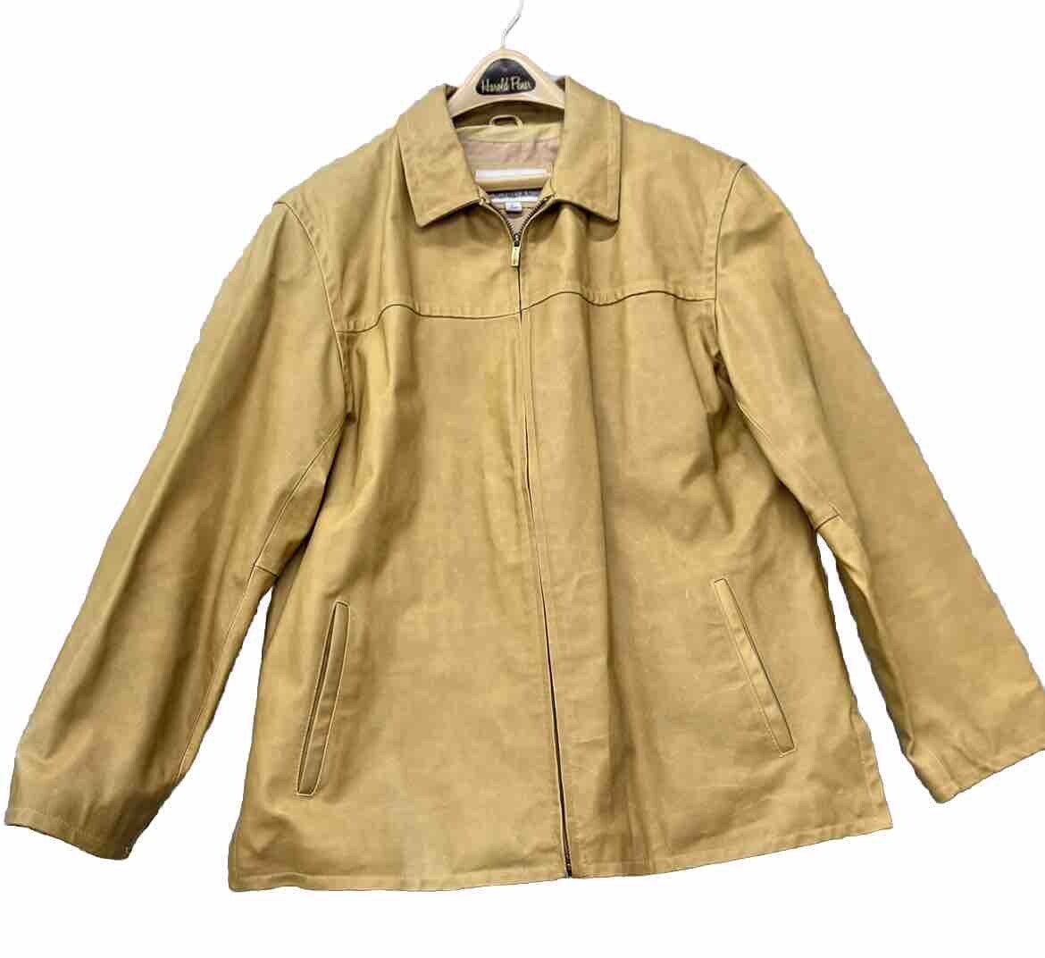 Wilson Leather M. Julian Men's Tan Lined Leather Jacket