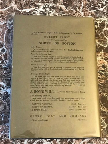 The Road Not Taken,Robert Frost~Facsimile/1916 Mountain Interval First Edition - Picture 12 of 12