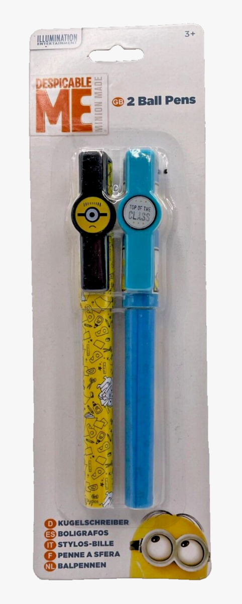 Stylos Yeux Pop Moi, Moche Et Méchant (Despicable Me) - Encre Noire - Neufs