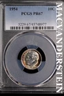1954 Roosevelt Dime- Silver- PCGS PF-67- Luster #SLM443