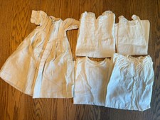 Baby Gowns Handmade Philippines Lot Vintage Delicate Scallop Edge Cotton Flannel