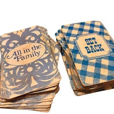Vintage All in the Family Beverly Hillbillies Card Game Mixed Lot 1970s MB