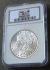 1881 MORGAN SILVER DOLLAR ~ NGC MS64 ~OLD BROWN LABEL ~BEAUTIFUL COIN. POP 4,983