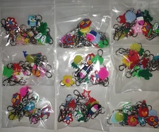 Stitch Markers Crochet- 10 Assorted Per Bag - Hand Assembled in USA - NEW!