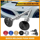 2/4/6/10 Push Button Bonnet Hood Pin Lock Clip Kit Quick Release Bumper Latch