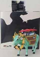 COW PARADE 2000 COW-A-BUNGA! FIGURINE #9148 BNIB NEW IN BOX SURFER COW WITH LEI