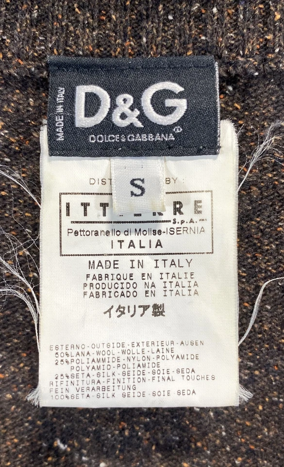 Blusa transparente floral marrón Dolce&Gabbana para mujer talla pequeña Foto 3 de 4