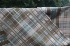 BTY Chorus Line Drapery Poly Blend Fabric Mill Creek Mermaid? Yellow Green Blue