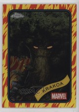 2025 Topps Chrome Marvel Comics Human Torch Refractor 17/39 Krakoa #180 02ro