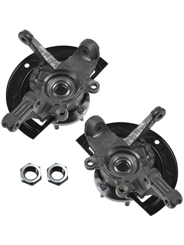 Front Wheel Hub Bearing & Steering Knuckle for Nissan Altima 2002-2005 2006 3.5L - Foto 5 di 12