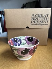 Emma Bridgewater Purple Poppies Small Old Bowl Excellent Condition