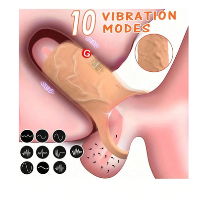 tor 2 vibrating couples ring Pretty Love couple vibrator rechargeable g spot massager for oral tongue  clitoral stimulation sex toy