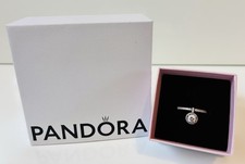Pandora Jewel Drop Dangle Silver Ring S925 ALE Size 54 UK N