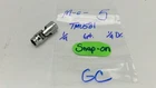 Snap-on tools USA 1/4" drive 1/4" SAE 6 point Swivel Socket TMUS81 Nice!