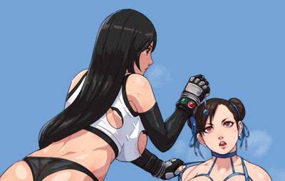Final Fantasy 7 Tifa Lockhart full artwork waifu anime print #260