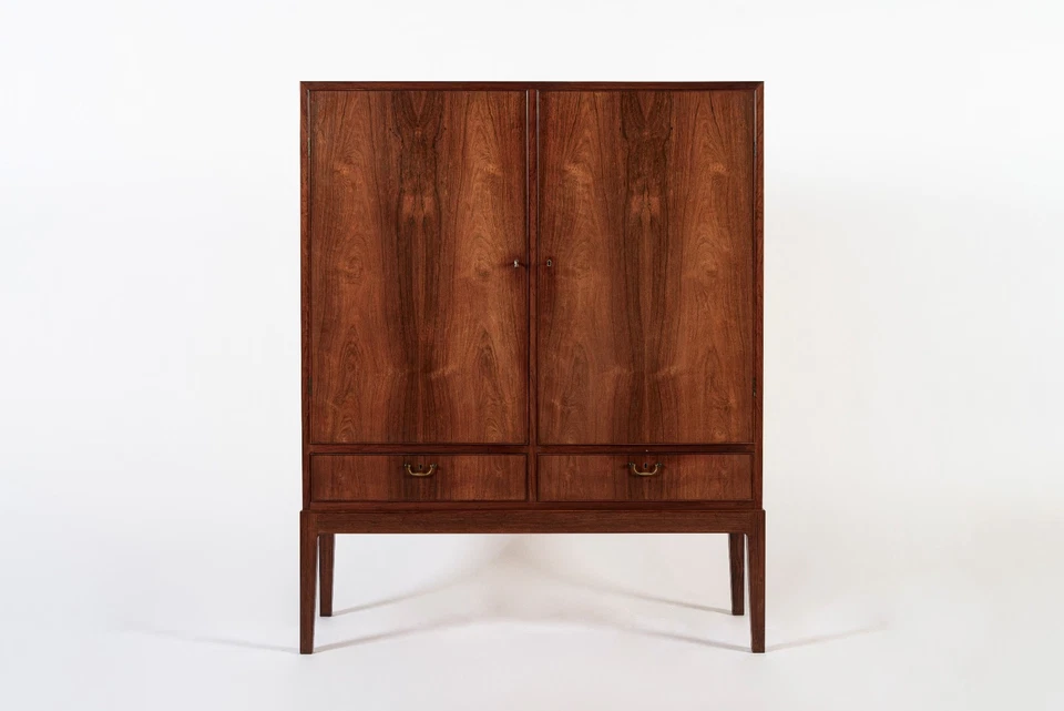 Armario danés moderno grande de mediados de siglo de palisandro años 60 Foto 3 de 4