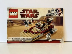 LEGO Star Wars: Luke's Landspeeder (8092) - INCOMPLETE - NO BOX - MISSING PIECES
