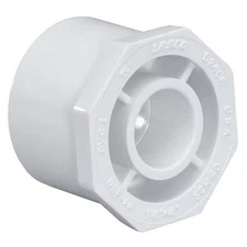 Manufacturer Varies PVC Reducing Bushing, Spigot x Socket, 3 in x 2 1/2 in Pipe