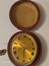 VINTAGE SWIZA TRAVEL ALARM CLOCK ⏰️ SPARES REPAIRS ONLY SWISS 🇬🇧