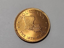 Louisiana - Shell&rsquo;s States of the Union Coin Game, Version 1 Bronze Collector