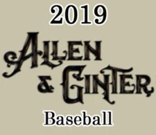 2019 Allen and Ginter (Topps) MLB Baseball Cards Pick From List 1-200
