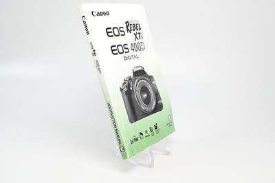 Canon EOS Rebel XTi/400D/Kiss Digital Camera Instruction Manual #G130