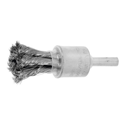 Lessmann Gezopfte Pinselbürste INOX-Draht Bürsten- xBorstenstärke: 19X0,15 mm