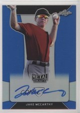 2018 Leaf Metal Draft Blue 34/35 Jake McCarthy #BA-JM1 Auto a2v